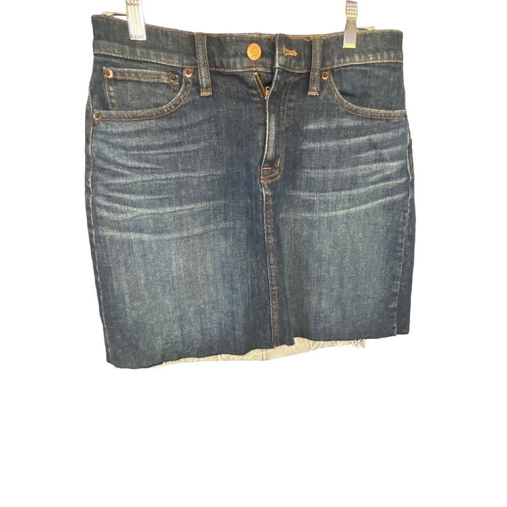 Size 26 J Crew Mini Jean Skirt 